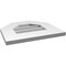 Ekena Millwork Octagonal Top Surface Mount PVC Gable Vent w/ 3-1/2"W x 1"P Standard Frame, 16"W x 14"H GVPOT16X1401SN - alternate 2